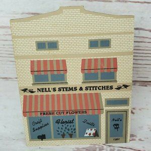 Nells Stems & Stitches The Cats Meow Shelf Sitter